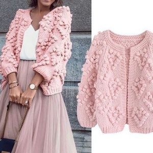 DREAMY POMPOM CARDIGAN FROM MERCI